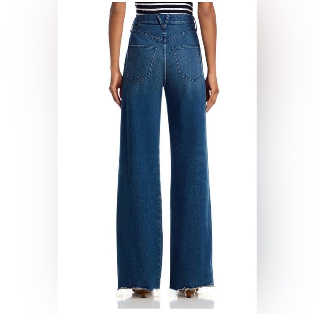 Veronica Beard Dark Blue Wide Leg Jeans - Picture 12 of 16